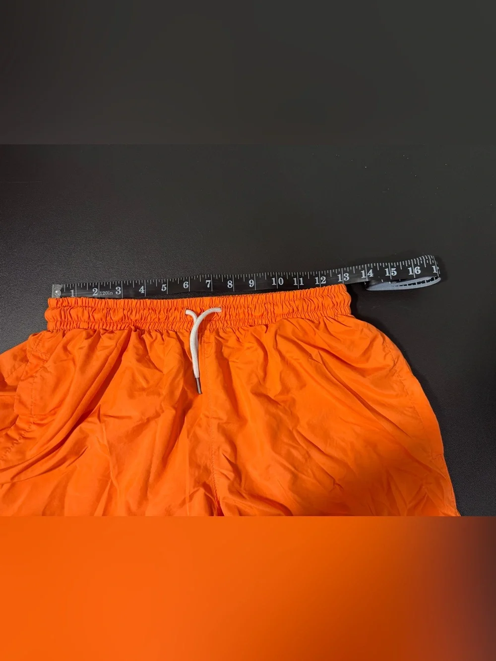 Under Armour Orange Athletic Shorts with Drawstring